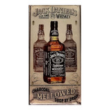 Placa Para Auto Camioneta. Whiskey Jack Daniel´s. P L - 08