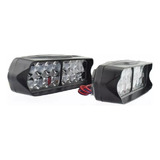 Faro Auxiliar 16 Led Moto Cuatriciclo Luz 24w 2400lm X 2