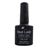 Top Coat Real Love Linha Light 8ml Seca Na Cabine