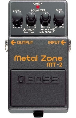 Pedal Boss Mt2 Metal Zone Distorsion Metal Pesado Un Clasico