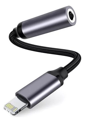 Adaptador Compatible Con iPhone Lightning 3.5mm Auxiliar 