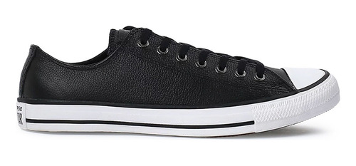 Tênis All Star Chuck Taylor Couro European Ox - Preto/branco