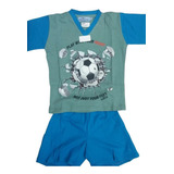 Pijama Nene Verano Futbol Manga Corta Ms 604 