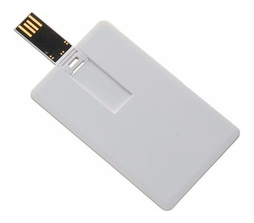Kit 7 Pen Drive Cartão Liso ( Pen Card ) 4gb, Personalizável