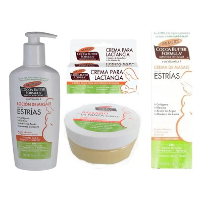 Kit Anti Estrías Embarazo Y Lactancia Palmers Cacao