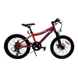 Bicicleta Raleigh Rowdy Mtb Rodado 20 7 Vel Frenos A Discos