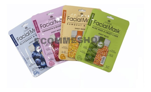 Máscaras Faciales Hidratantes Pack 20 Unidades Surtidas 