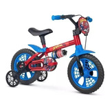 Bicicleta Aro 12 Spider Man Nathor - 3 Anos Com Rodinhas