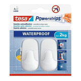 Tesa Ganchos Adhesivos Powerstrips 2kg Resistentes Agua 2un.
