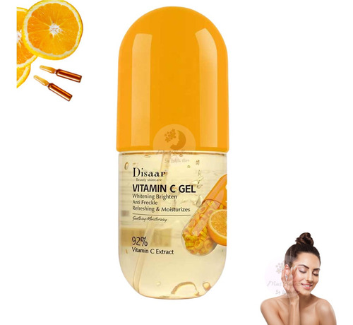 Gel Facial Hidratante Calmante Con Vitamina C Disaar Tipo De Piel Todo Tipo De Piel