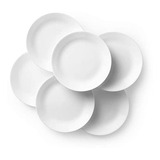 Corelle Livingware 6 Piezas Plato Set, Invierno Blanco Frost