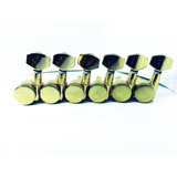 Locking Tuners 6l Clavijas Guitarra Zurda Izquierda Dorado