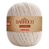 Linha Cordão Barbante Barroco Natural Círculo Nº10 - 700g Cor 10 Fios