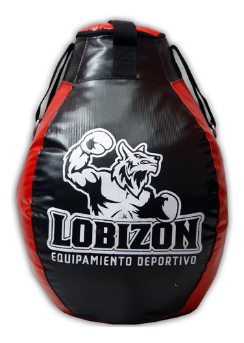 Bolsa Boxeo Gota Profesional Relleno Incluido - Lobizon 