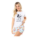 Pijama Mujer Remera Disney Mickey 20140