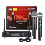 Microfone Sem Fio Duplo Digital Multi Frequencia Mxt 96 Can
