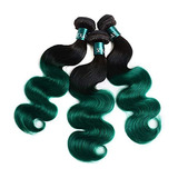 Sexay Brasileno Remy Hair 1b / Green Body Wave Paquetes De