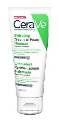 Cerave Limpiadora Crema-espuma Hidratante 100 Ml