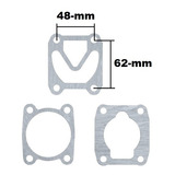 Kit Juntas Empaques Gasket 62x48mm Para Compresor De Aire