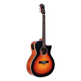 Violão Eletroacústica Tagima Tw-29 Eq Para Destros Drop Sunburst Satin