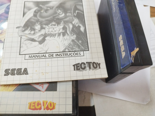 Aladdin Tec Toy Original Completo Master System Disney Sms
