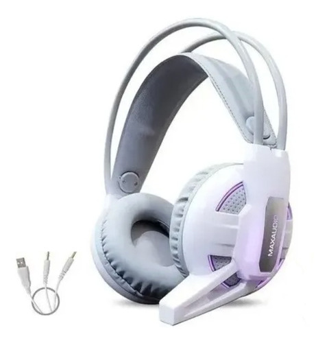 Fone De Ouvido Gamer Microfone Maxaudio M2 Celular Pc Branco