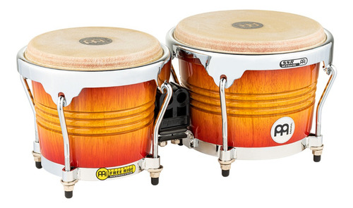 Meinl Fwb-200 Afr Bongos Madera 6 3/4 Y 8 Pulgadas Percusión