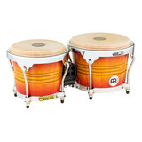 Meinl Fwb-200 Afr Bongos Madera 6 3/4 Y 8 Pulgadas Percusión