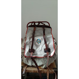 Mochila Retro 1970 Usada Lona C/arnes Proveeduria Deportiva