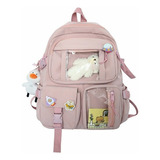 Bbb Mochila Escolar De Viaje De Nailon Impermeable Kawaii