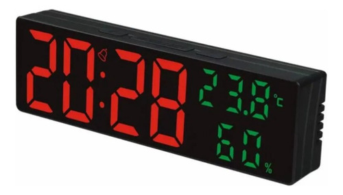 Reloj De Pared Digital Grande De 9 Pulgadas Con Temperatura