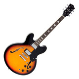 Guitarra Strinberg Shs-300 Sunburst Sb Semiacústico Shs300