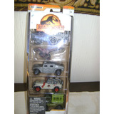 Pack 5 Autos Hot Wheels Jurassic World Dominion Terra Travel