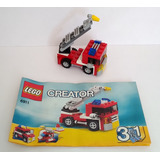 Lego 6911 Mini Fire Rescue 69pçs Creator 3 Em 1