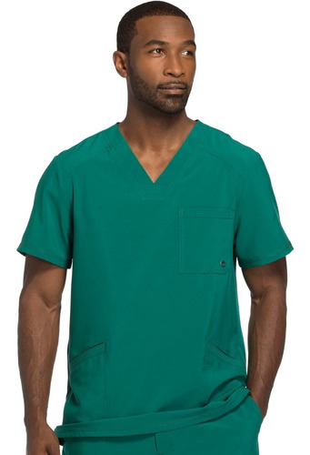 Top Hombre D Uniforme Clinico Infinity 900 Verde Hun 