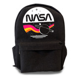 Mochila Negra Space Astronauta Para Uso Diario Nasa