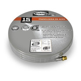 Manguera Para Compresor De Aire Evans Pvc 300 Psi 15m 1/4 Color Gris