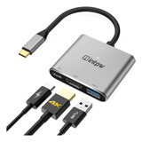 Adaptador Usb C A Hdmi, Adaptador Multipuerto Digital Usb-c