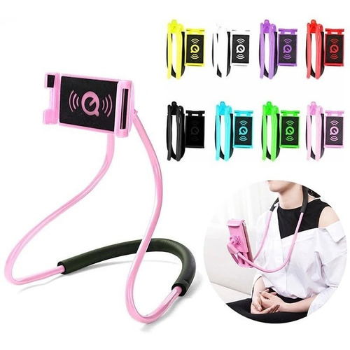 Soporte Celular Flexible P/ Cuello Videollamada Tik-tok 60cm