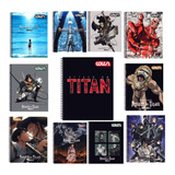 Cuaderno Universitario Attack On Titan 7mm Colon Pack 10