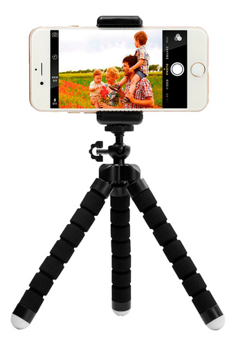 Tripé Para Smartphone E Câmera De Ação I2go Preto