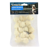 Hueso Blanco Para Perros Pack X7 Mascotas Snack Dental