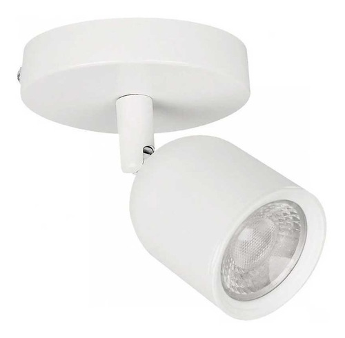 Spot Led Sobrepor 7w Elegance Branco Avant Luz Amarela 3000k