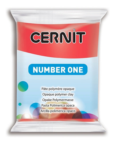 Cernit Number One Arcilla Polimérica 56 G Colores A Elección Color Rojo