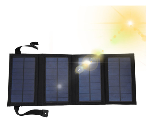 Cargador Solar Porttil De 5 V Con Entrada Usb, Panel Solar P