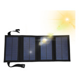 Cargador Solar Porttil De 5 V Con Entrada Usb, Panel Solar P