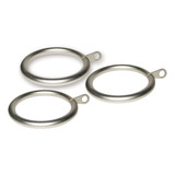 Pack De 10 Unidades Argolla Para Cortina De Metal 28 Mm