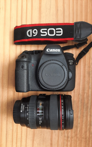 Kit Canon Câmera 6d + Objetiva 24-105mm + Objetiva 50mm