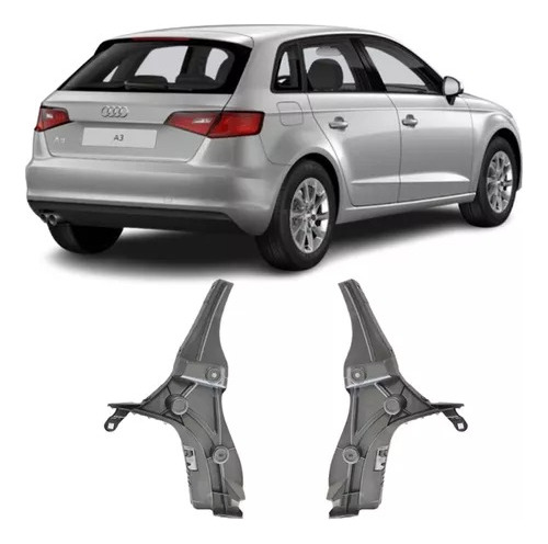 Par Guia Parachoque Traseiro Audi A3 Sportback 2013 14 2016