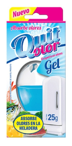 Quit Olor Gel Absorbe Olor Para Heladeras 25 Grs X 4 Und